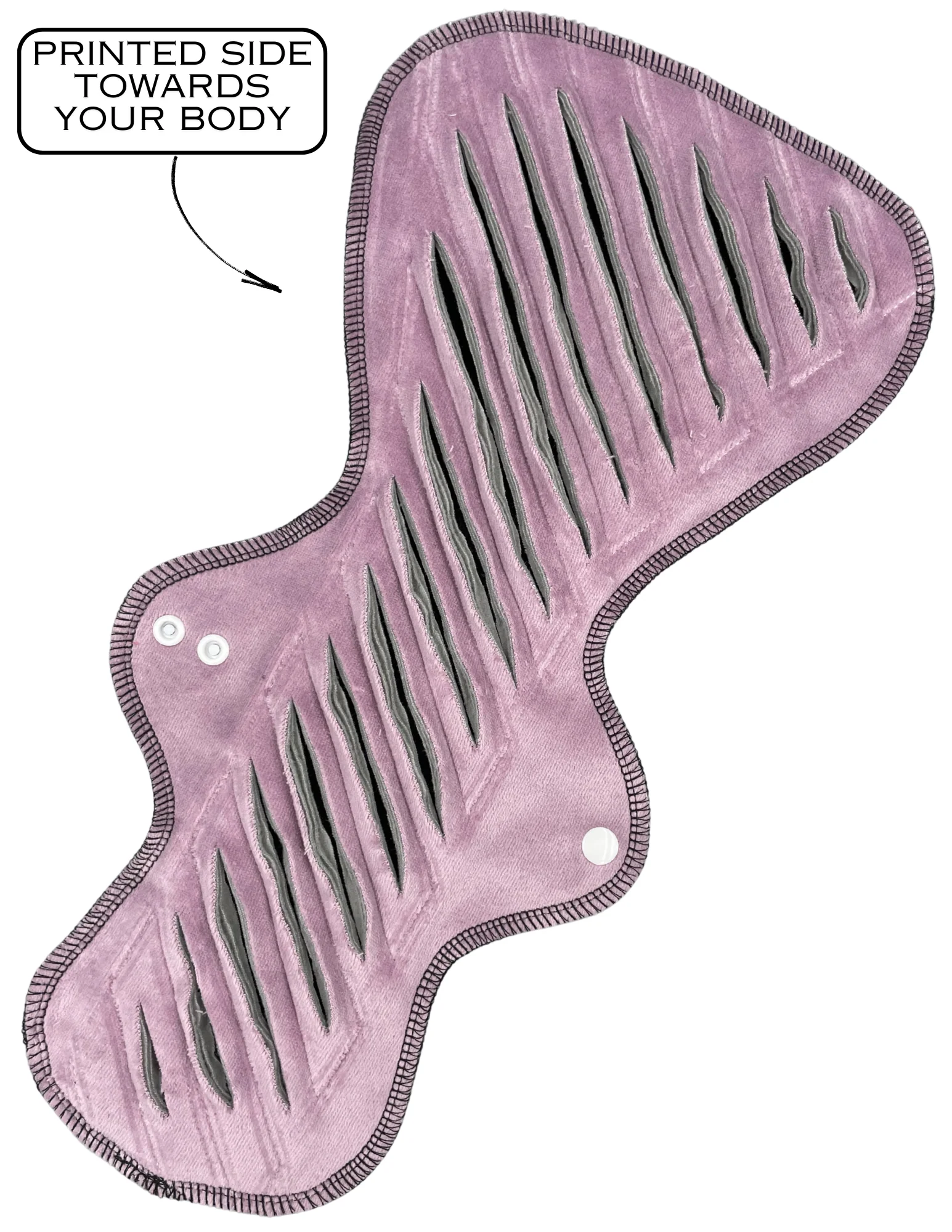 Asymmetric - 16" Velour Gusher - SINGLE PAD - Select your colour - Image 3