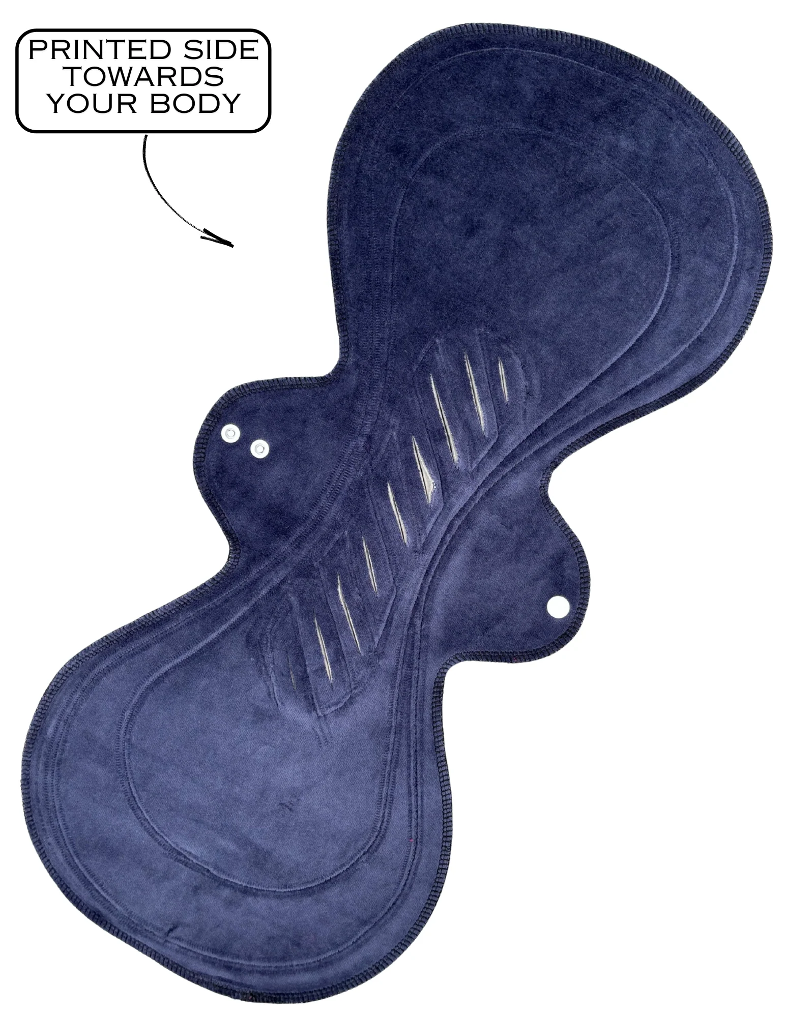 Mega Pad Navy Velour - SINGLE PAD - MADE TO ORDER - Image 3