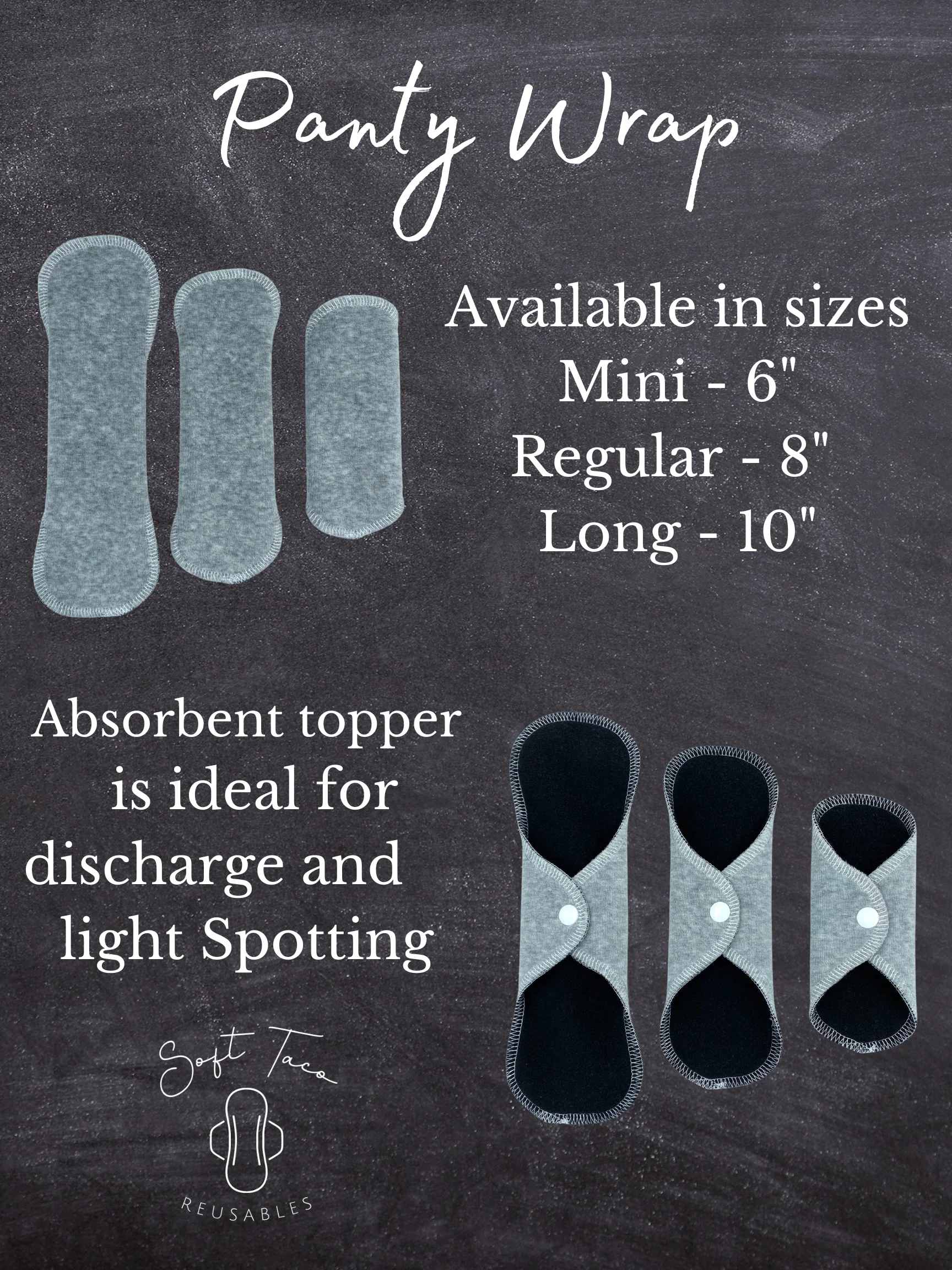 Mini Panty Wrap - Velour - Select a colour - Image 10